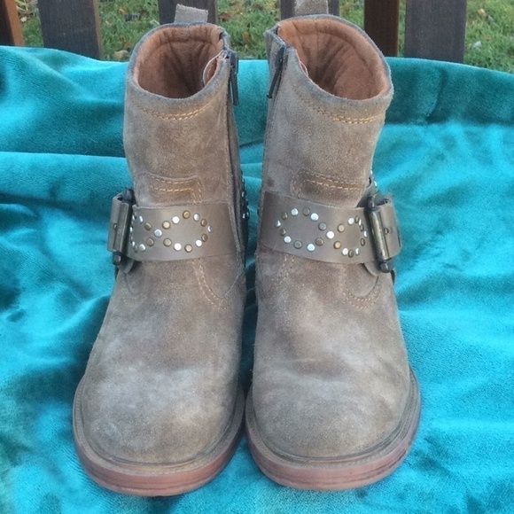 Josef Seibel Toni Taupe Studded Ankle Boots Sz 6 - Picture 2 of 6